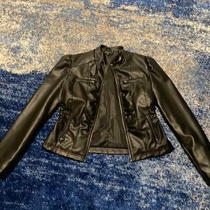 Black Pleather Jacket